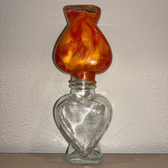 Red &amp; Yellow Heart Lifelong Hourglass
