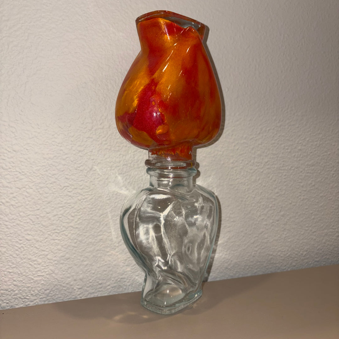 Red &amp; Yellow Heart Lifelong Hourglass